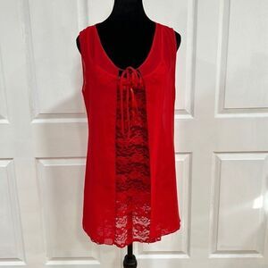 Small 2Pieces Red Lace Lingerie